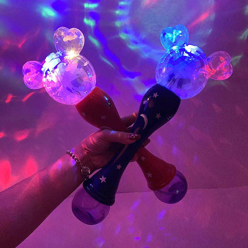 Girl Led Bubble Wand With Music And Light For Kids Outdoor Play