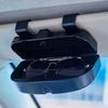 [NOELAMOUR] Sunglasses Case, Sunglasses Holder, Eyeglass Holder, Car Sun Visor, Glasses Storage Case, Box (Black)
