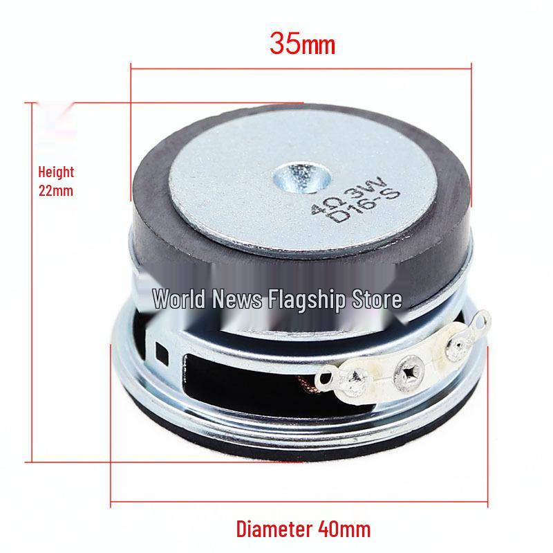 

40mm Full-Range Bluetooth Speaker 4 Ohm 3W, 1.5 Inch with PU Edge