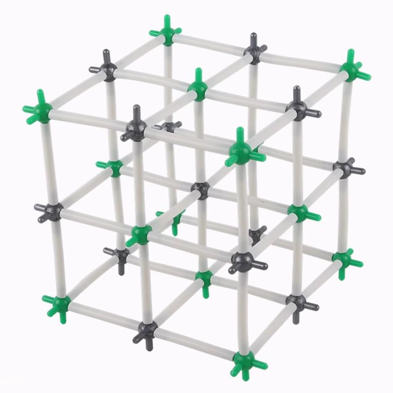Carbon Allotropes Molecular Model: Diamond, C60, Graphite, Sodium Chloride Ball-and-Stick Chemistry