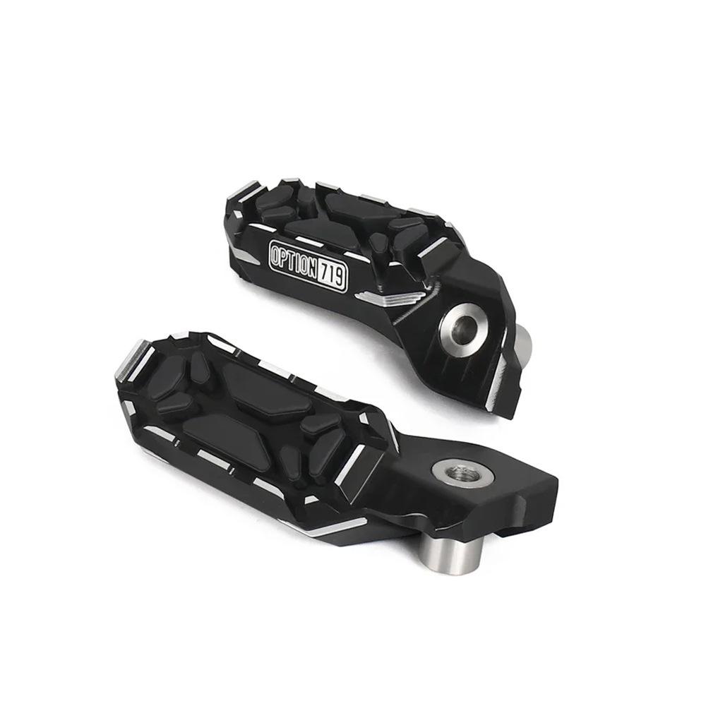 Anti-Slip Black Aluminum Footpegs for BMW R1300GS 2023-2024 Motorcycle