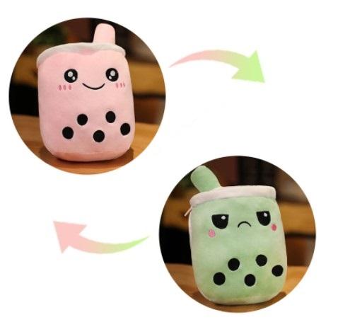 Peluche Giocattolo Bubble Tea Vita Reale 24/70cm Boba Milk Tea Peluche Giocattolo Morbido Ripieno Cuscino da Abbraccio Palle Bubo Tazza da Tè Cuscino Regalo Ragazza