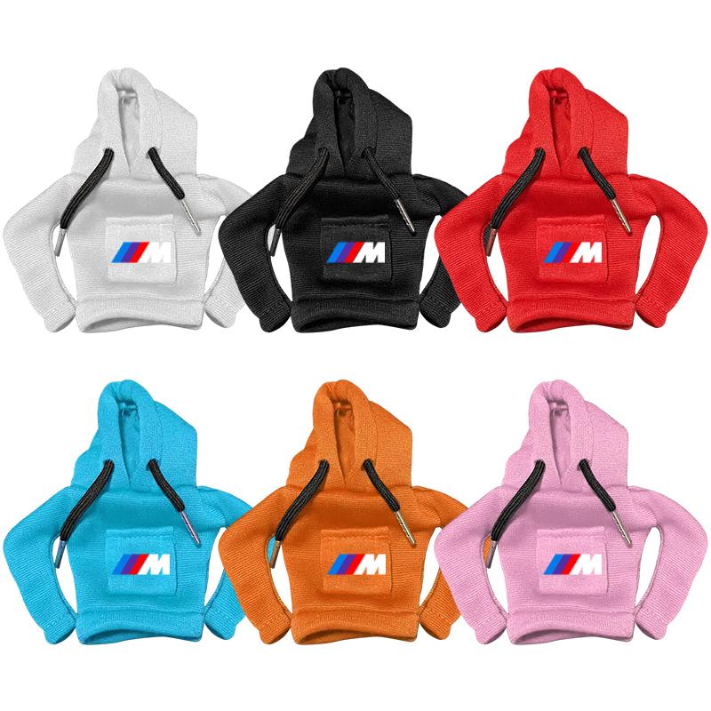1Pcs Car Gear Lever Hood Small Sweater Decoration Gear Lever Hoodie Car Styling For BMW M E34 E36 E60 E90 E46 E39 E70 F10 F20 F30 X5 X6 X1 M3 M5 M6