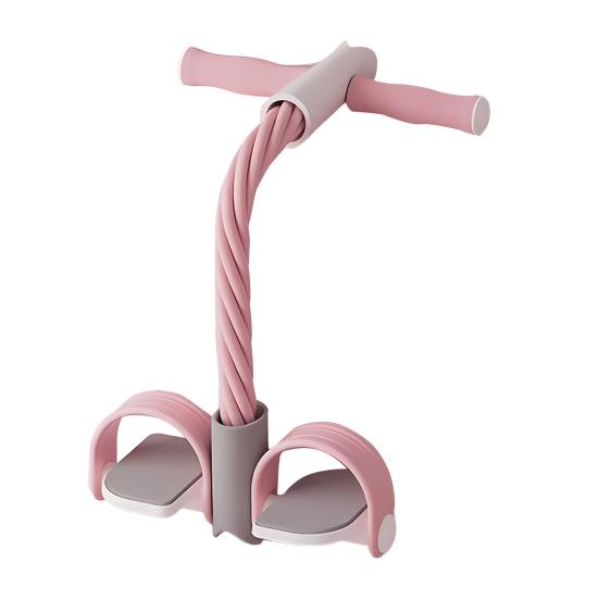 4/6-Tube Pedal Puller Resistance Band with Handle TPE Elastic Yoga Sit-up Pull Rope Men Women Pedal Tensioner Exerciser Workout Equipment
