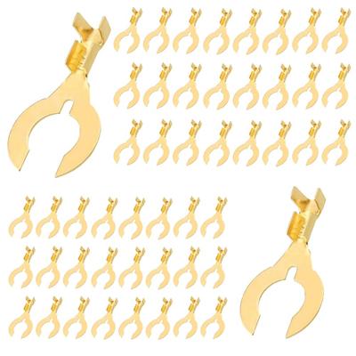 50 Pieces Connector Kit, Bare Crimping Terminals, Brass, Crimping Cable, Crimping Tool, Terminal, Wiring