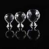 2PCS Golden European Crystal Glass Handle Single Hole Kitchen Diamond Drawer Door Knobs Handle Furniture Handle Cabinet Drawer