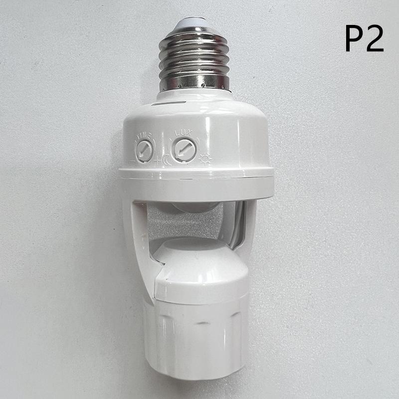Ac100-240V E27 Socket Converter With Pir Motion Sensor Ampoule Led E27 Lamp Base Intelligent Switch Light Bulb Lamp Holder
