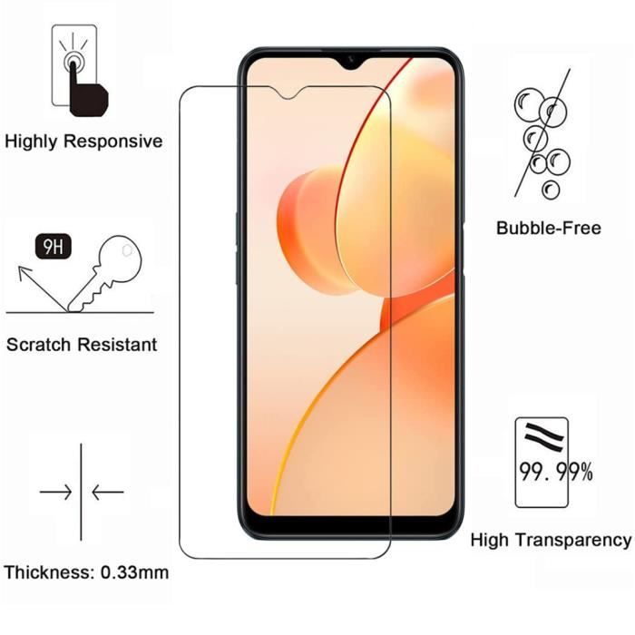Verre Trempé pour Realme C31 4G [Pack 2] Film Vitre Protection Ecran Phonillico®