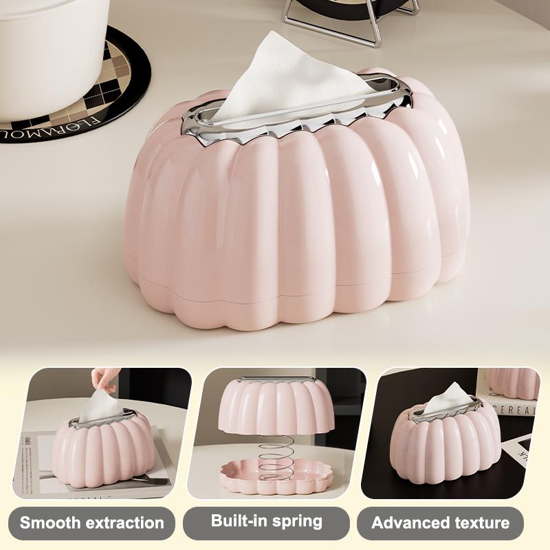 UFORU Minimalist Solid Color Tissue Box Smooth Surface Easy Clean for Home Office Bathroom Living Room