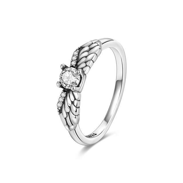 

Оригінальні жіночі срібні обручки 925 проби, блискуче кільце з цирконовим вузлом, піднесене кільце-серце, класичне кільце з німбом у формі сльози 7