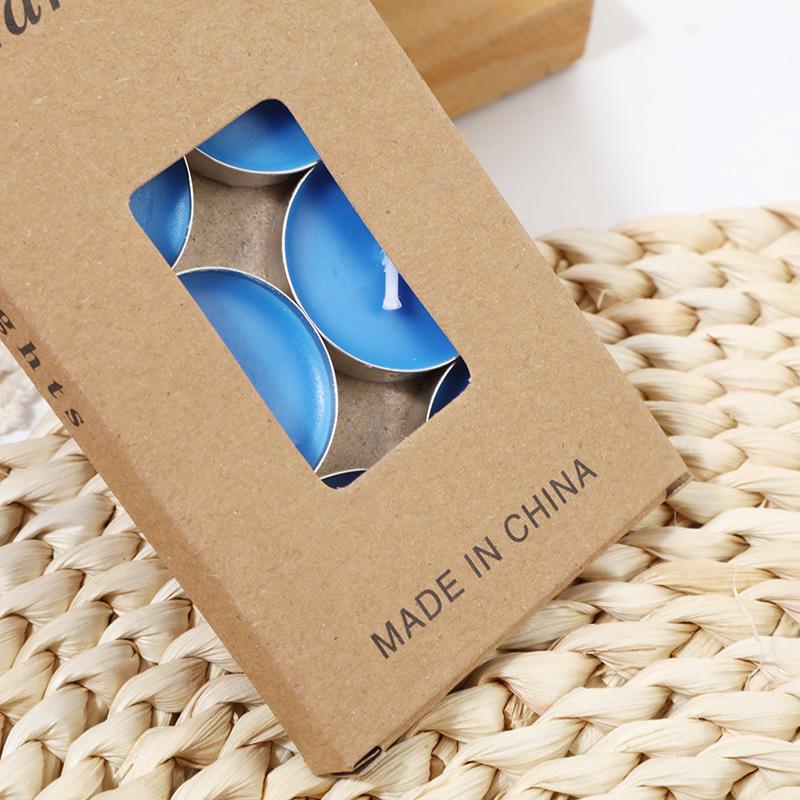 10 Aluminum Shell Tea-light Candles for Valentine's Day Proposals, Hotels, Insulation