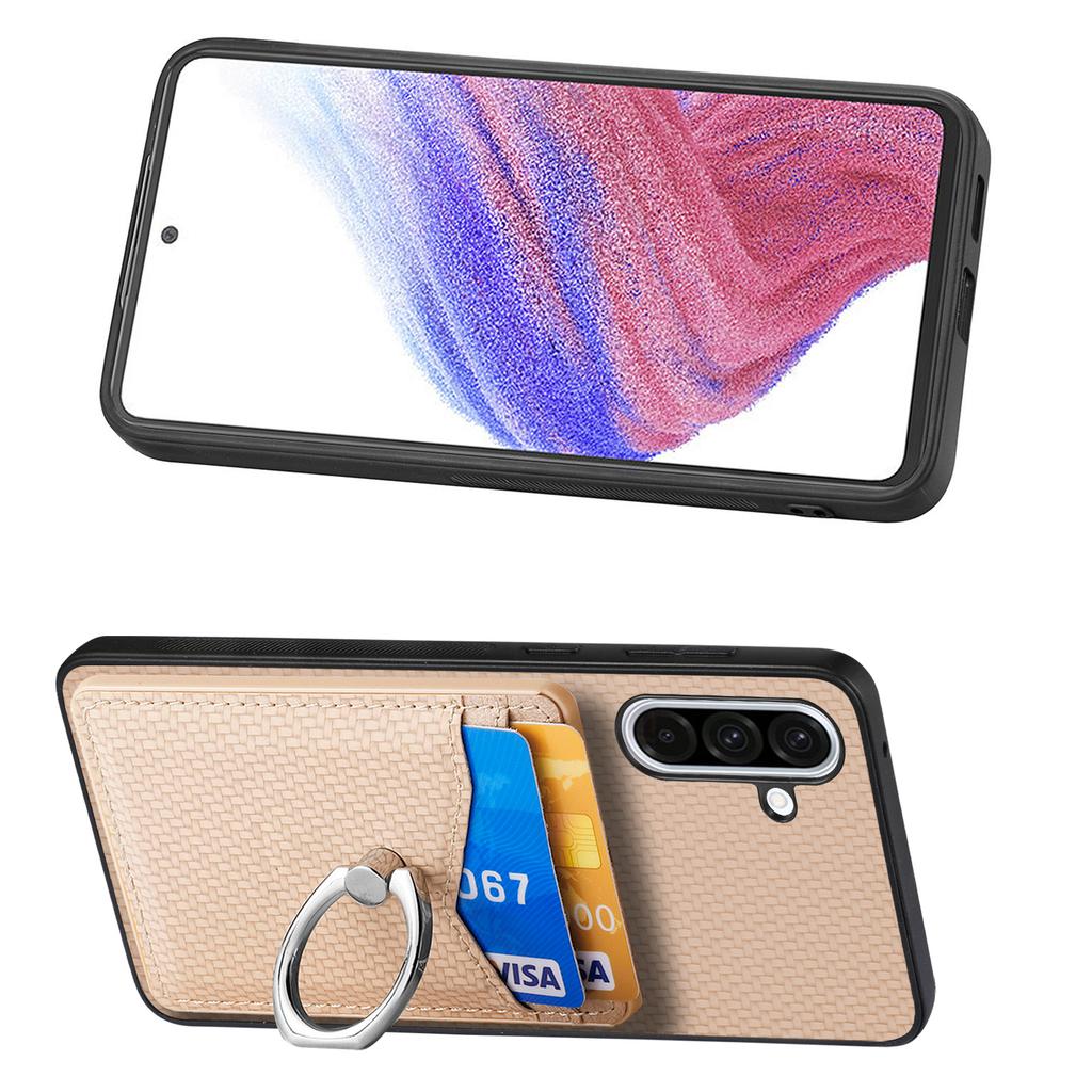 For Samsung Galaxy A36 5G Case Card Slots Ring Holder Kickstand Phone Cover