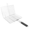 Grill Basket Portable Folding BBQ Grilling Rack for Fish Vegetables Shrimp Barbeque Cooking Accessories