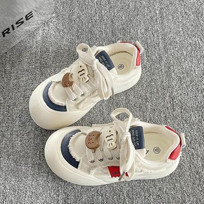 Popular Platform White Shoes Board Shoes Women's 2025 Spring and Summer New Niche Cheap Versatile Shoes Bread Shoes