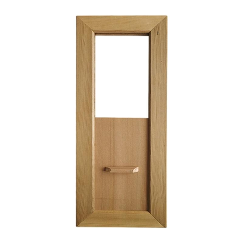 Sauna Ventilation Panel Wooden Air Vent for Sauna Room Shutter Window Blinds Grille Steam Room Tool Accessory