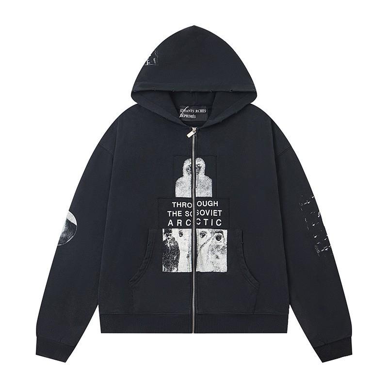 2025 Unisex Oversized Hooded Sweatshirt With Vintage Character Print Loose Fit Streetwear Casual Top