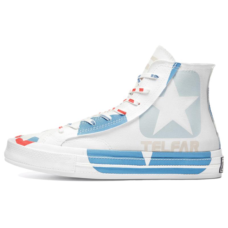 

Telfar x Converse Chuck Taylor All Star 70 High Comfortable & Versatile High Top Espadrilles Unisex Blue & White 36.5