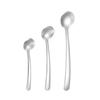 304 Stainless Steel Seasoning Spoon Thickened Korean Small Round Spoon Mixing Spoon Polished Home Kitchen Tableware