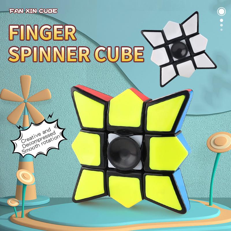 First Order 133 Magic Cube Rotating Finger Spinner - Educational Intellectual Toy