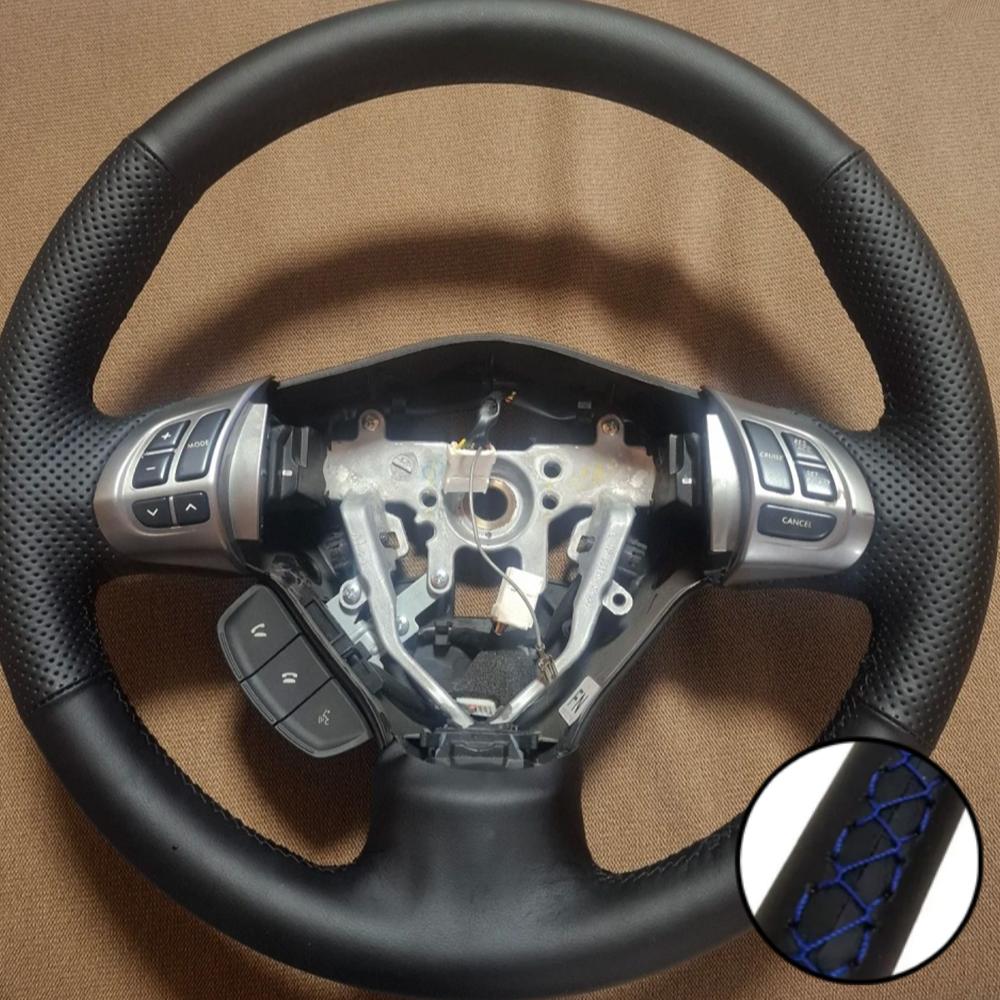 Braid Microfiber Leather Steering Wheel Cover For Subaru Forester 2008-2012 Impreza 2008-2011 Legacy 2008-2010 Exiga 2009