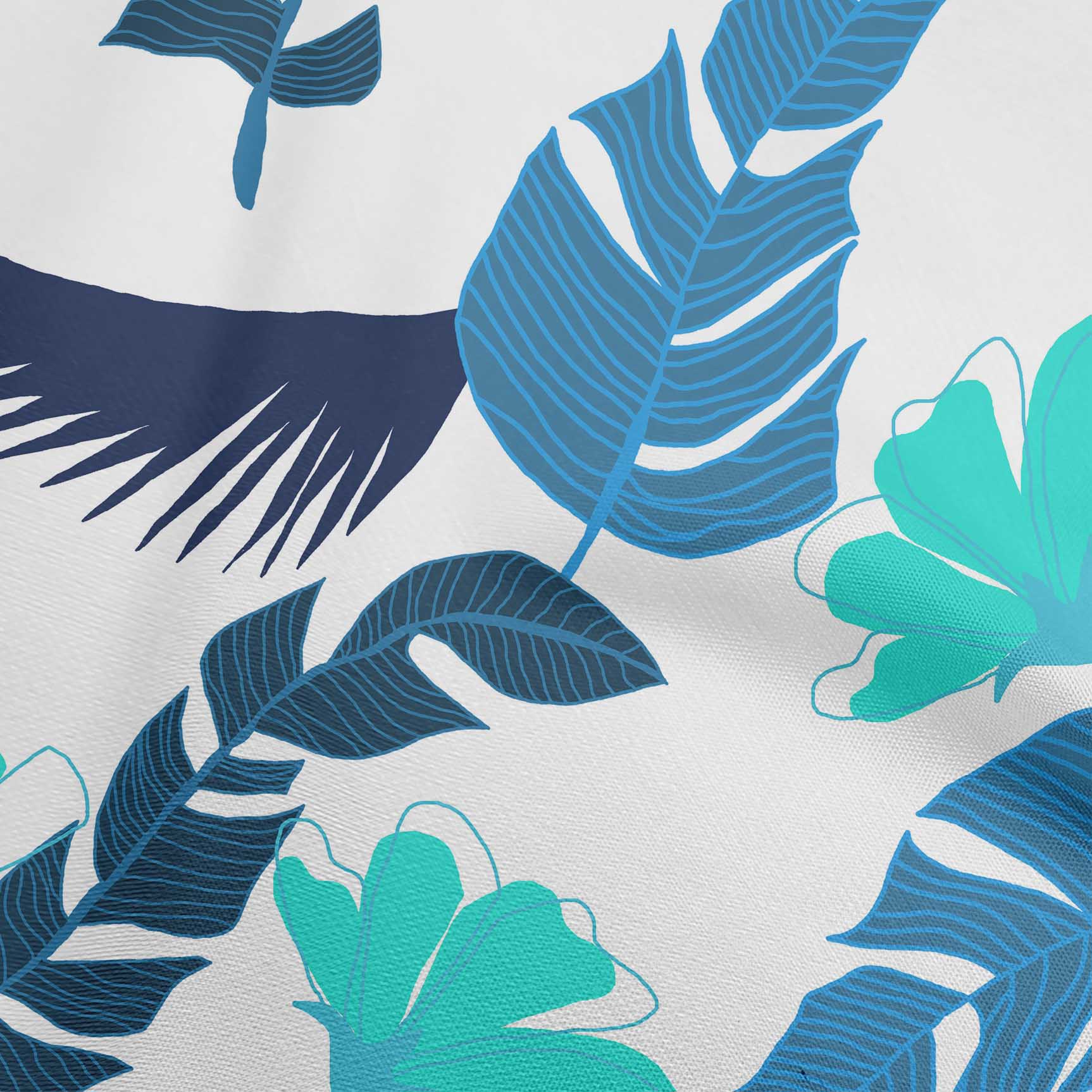 

OneOone Cotton Flex Brown Fabric Tropical Sewing Ремісничі проекти Друк на тканині 40 дюймів 42 Inch Wide - Viscose Chiffon середній синього кольору