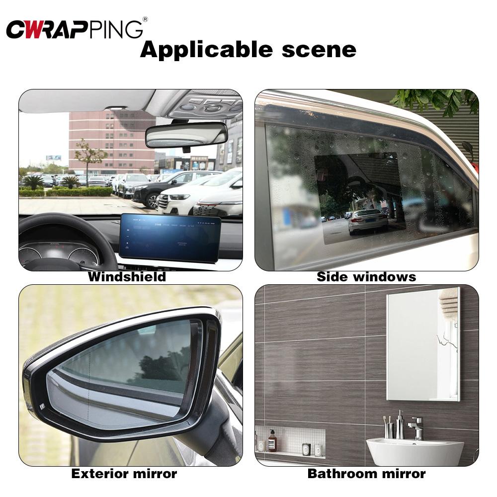 Auto Stickers Car Protective Rearview Rainproof Waterproof Mirror Film DIY Side Anti Fog Decal for Motorcycle Car Accessories