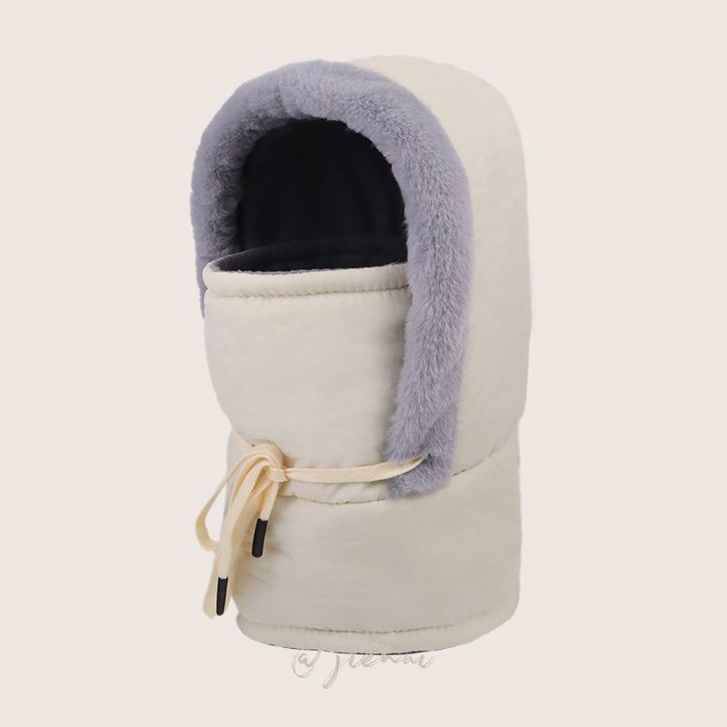 Lei Feng hat men's and women's winter riding warm mask cold wind motorcycle scarf headgear integrated hat can wear helmet