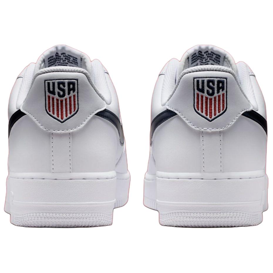 Nike Air Force 1 Low Team USA Sneakers da Uomo Bianco Metallico-Oro-Blu Mezzanotte-Rosso Universitario IQ0407-100