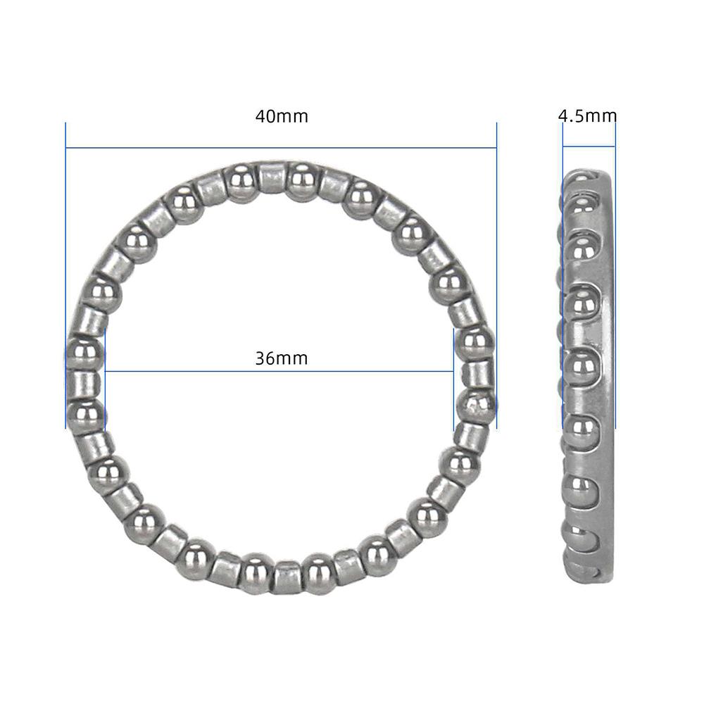 6Pcs/Set Scooter Steering Bearing Kit for Xiaomi Electric Scooter 4 Pro , Bearing Bowl Scooter Repair Spare Parts