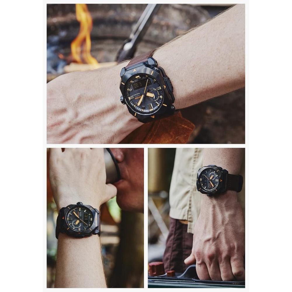 Casio Men S Protrek Climber Line Radio Solar biomaSS plaStic Prw 6900