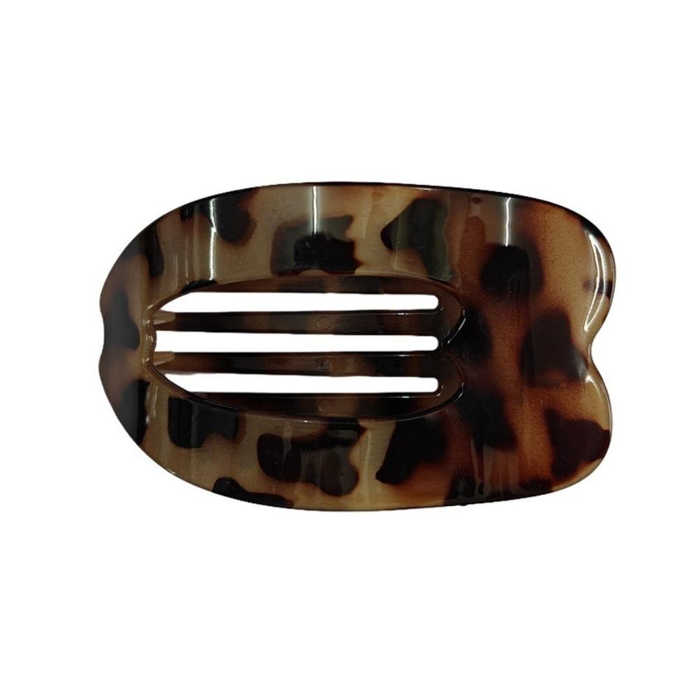 Matte Hair Claws Oval Hairpin Korean Style Barrettes  Women