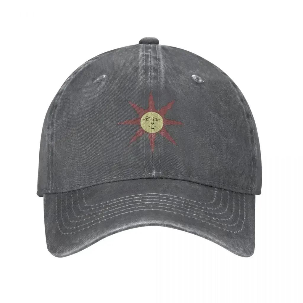 Praise The Sun Baseballkappe Vintage Used Gewaschen Dark Souls Spiel Snapback Kappe Unisex Stil Outdoor Aktivitäten Kappen Hut