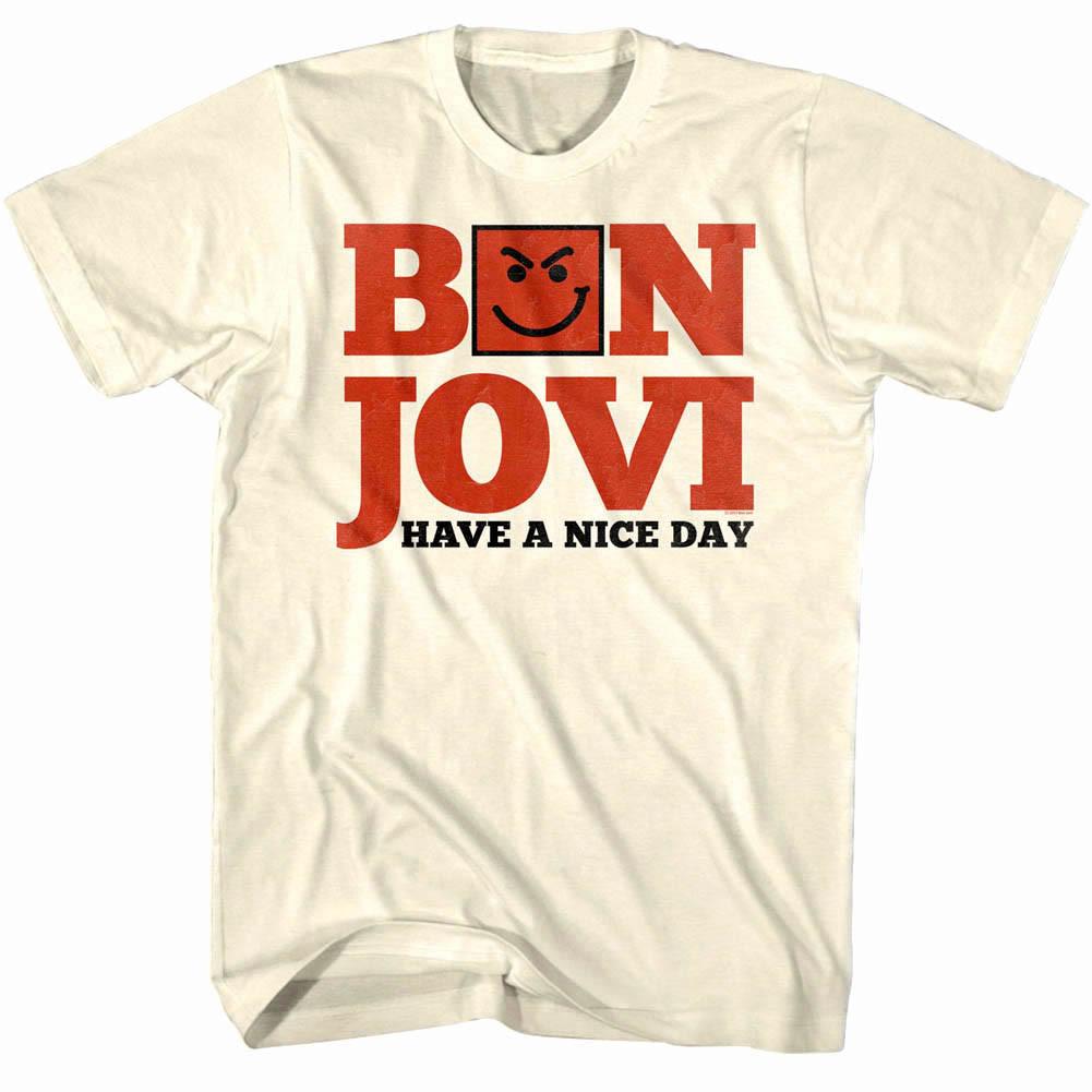 Bon Jovi Have a Nice Day Album Cover Men T Shirt Rock Band Concert Tour Merch XXXXL