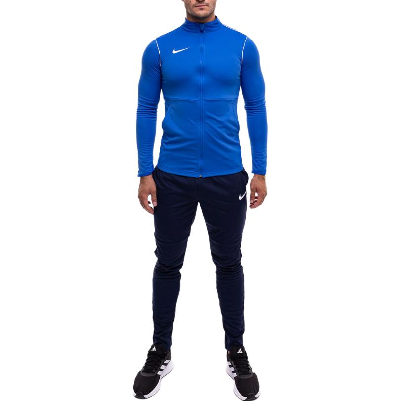 Nike Solid Color Stand Collar Knitted Soccer Jacket Men Jackets Blue BV6885-463