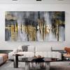 Black And Golden Painted Poster Canvas Painting Modern Abstract Wall Art Decor Luxury Wall Picture For Living Room Sofa Wall Decor