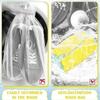 1/4PC Reusable Shoe Wash Dry Bags Durable Polyester Breathable Mesh Design with Zipper for All Shoe Types Sizes Machine Washable