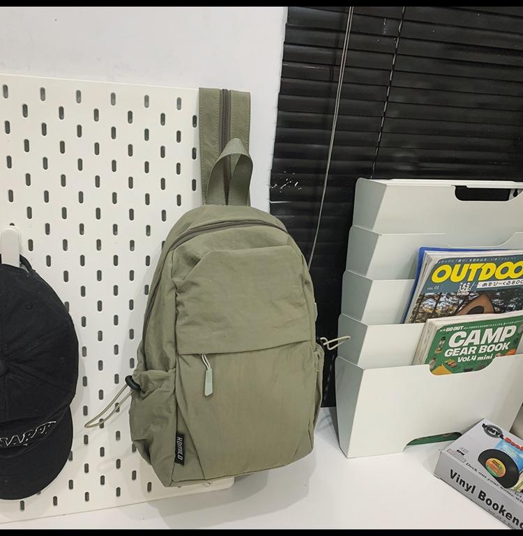 Schoolbag Mountain Functional Small Backpack Men's 1011 New Fashion Outdoor Breast Bag Women's Versatile Satchel Student Casual Backpack