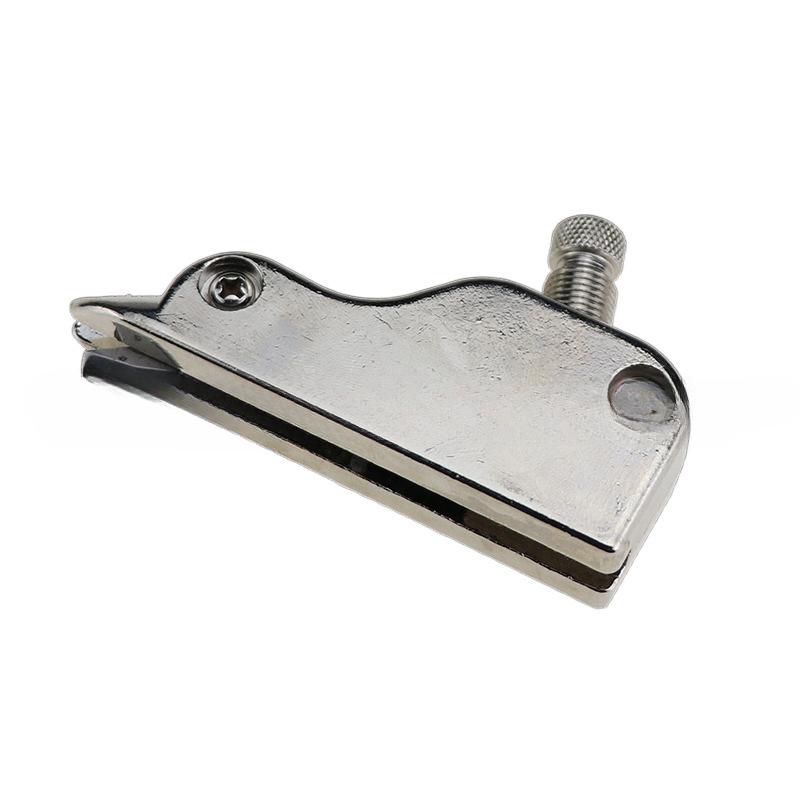 DIY Handmade Leather Leather Tools, Stainless Steel V-Groove Digger, Adjustable Depth Groove Pusher Groove Digger