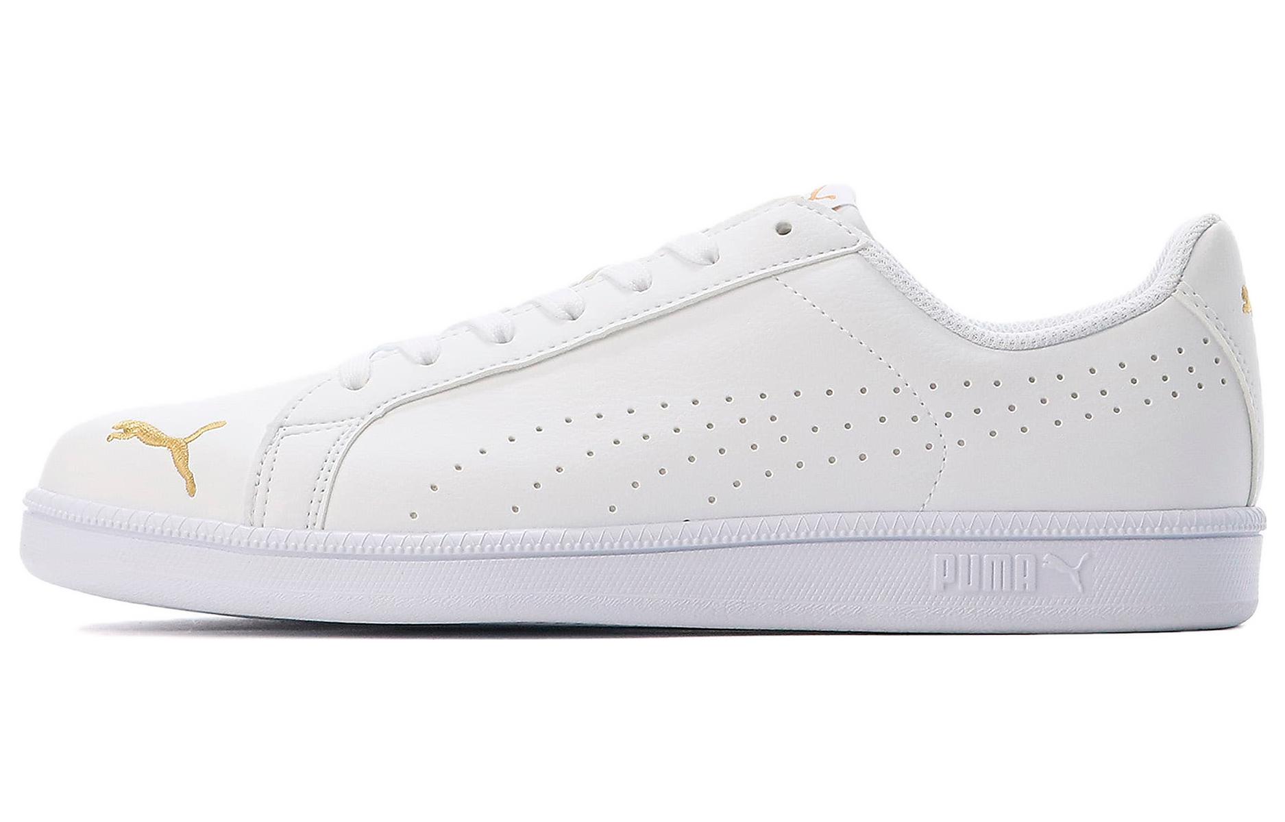 PUMA Smash Cat Purf Fs Sl White Yellow 387796-04 44
