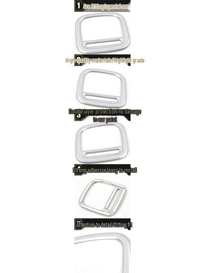 Roewe RX5 Left Storage Compartment Decoration Frame Sequin Sticker