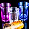 10 PCs BPA-Free 35ml Plastic Shot Glasses, Shatterproof Rainbow Liquor Cups for Party Club Bar, Dishwasher Safe Barware