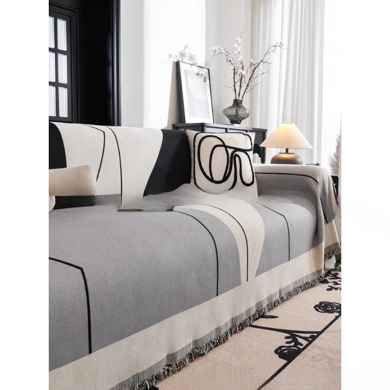 Prosop de Sofa Desen Animat Chenil Simplu Modern Învelitoare Matlasată Înfășurare Completă Rezistentă la Zgârieturi Universal Toate Sezoanele Husă Pătură Husă Pânză pentru Pernă de Scaun