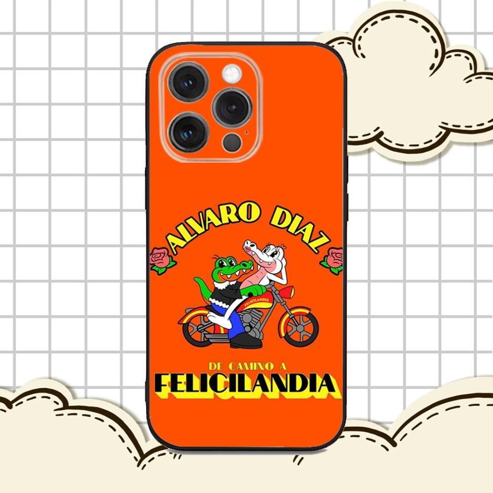 A-Alvaro COCO Diaz Phone Case For iPhone 16e,16,15,14,13,12,11,Pro,X,XS,Max,XR,Plus,Mini Soft Black Cover