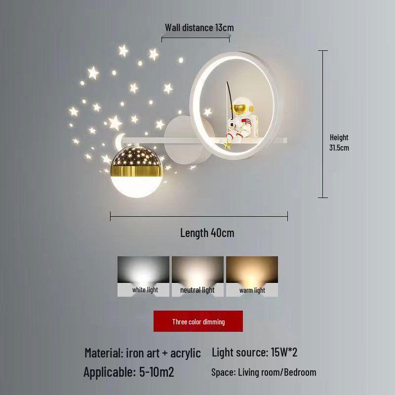 Nordic Deer Head Wall Lamp: Modern Minimalist Light for Bedroom, Corridor, Stair, or Living Room