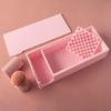 Anti Spill Corn Starch Box With Detachable Grid And Brush Mess Free Craft Tool For Jewelry Making Supplies