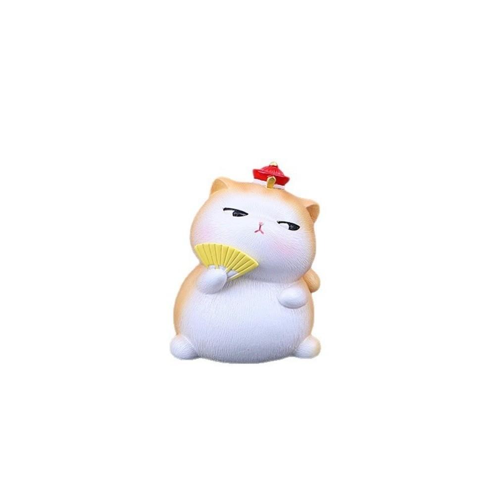 Cat Shpae Cat Ornament Desktop Decoration Cat Tabletop Ornament Cute Resin Cat Statue Gifts