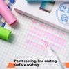 Fast Dry Glue Stick Color Jelly Solid Pen Shape Large Capacity Children Diy Journal Notebook Tool Student Office Cute Stationery