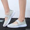 Fashion Womens Flats Shoes Summer Sneakers Breath Woven Casual Loafers Soft Walking Shoes Women Tenis Big Size 35-42 Zapatos De Mujer