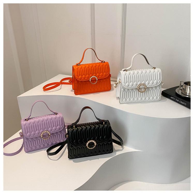 Chic Street Style 2024 Latest Spring Casual Crossbody Handbag Single Shoulder Small Square Bag