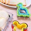 12 Pc Sandwich Cutter and Press Assortment with Metal Bread Forms for Family Breakfast Serving and Decorative Produce Use In Meals